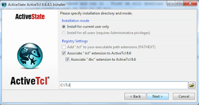 installing tcl path