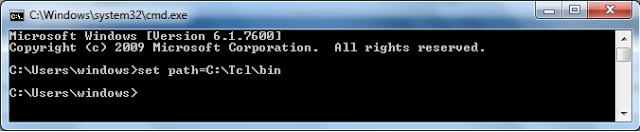 set tcl path windows